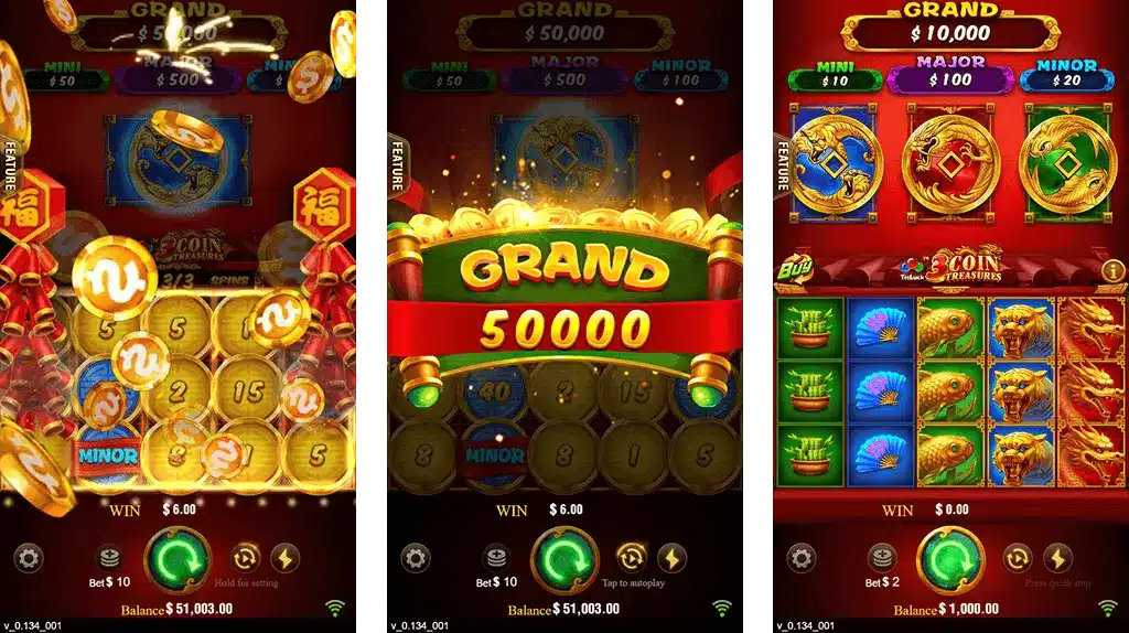 3 Coins Damanlogingames Bonus