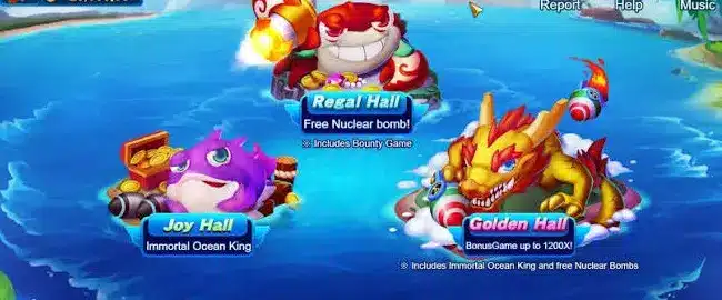 Bombing Fishing gemple Damanlogingames